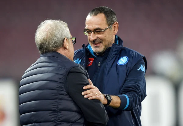Delneri e sarri, udinese-napoli