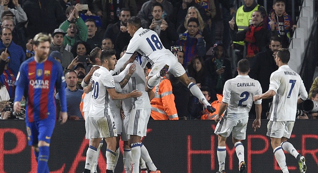 Sergio Ramos al 90esimo pareggia Suarez, è 1-1 tra Barça e Real Madrid Sergio Ramos al 90esimo pareggia Suarez, è 1-1 tra Barça e Real Madrid