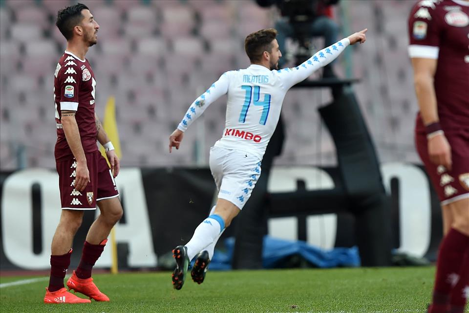 Dries Mertens è il capocannoniere della Serie A, 16 gol e primato solitario