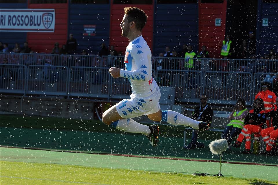 I tre gol di Mertens, capocannoniere del Napoli: oggi è un centravanti vero