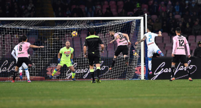 Napoli-Palermo 1-1, occasione buttata via. Mertens pareggia Nestorovski