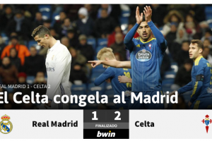 Il Real Madrid perde anche in Coppa del Re (contro il Celta in casa) item-thumbnail