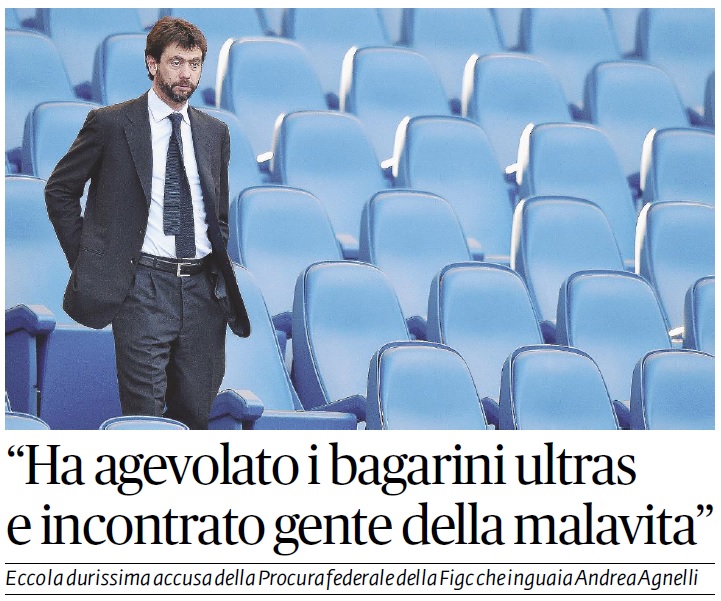 Il Fatto Quotidiano riprende la Federcalcio: «Juve, Agnelli incontrava i mafiosi».