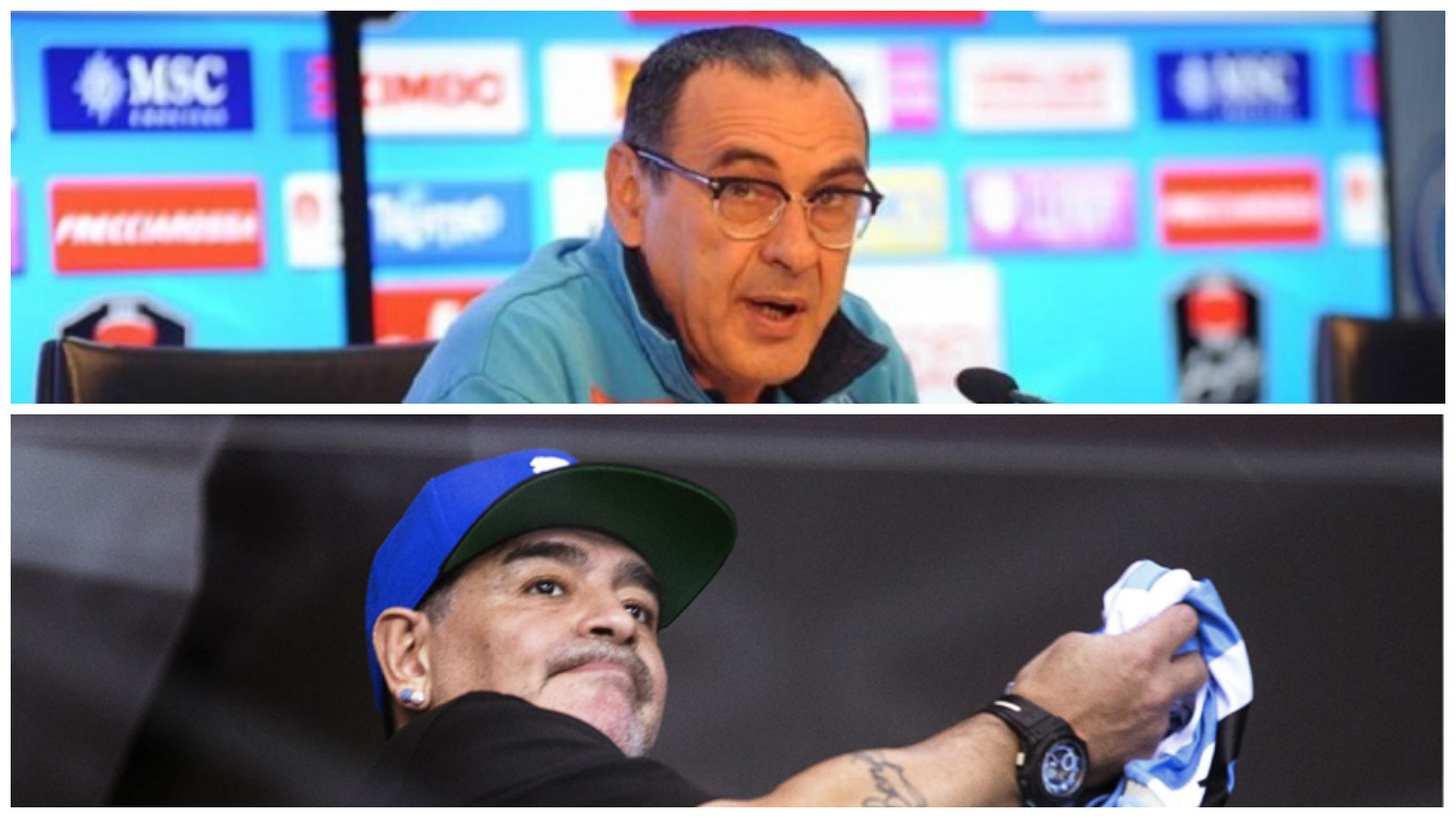 Sarri su Maradona: «Meglio al San Paolo che al San Carlo» Sarri su Maradona: «Meglio al San Paolo che al San Carlo»