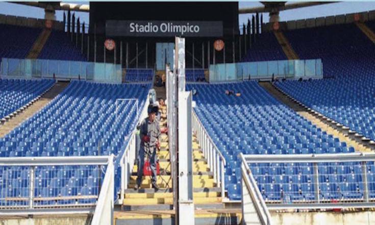 Stadio Olimpico, probabile via alle barriere. Malagò dice sì, la polizia non ci sta