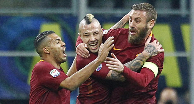 Inter-Roma 1-3, Nainggolan e Perotti lanciano Spalletti: giallorossi a +5 sul Napoli