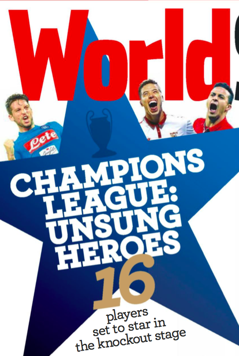 Dries Mertens in copertina di World Soccer