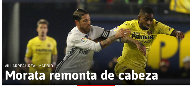 Remuntada Real Madrid, da 0-2 a 3-2 a Villarreal