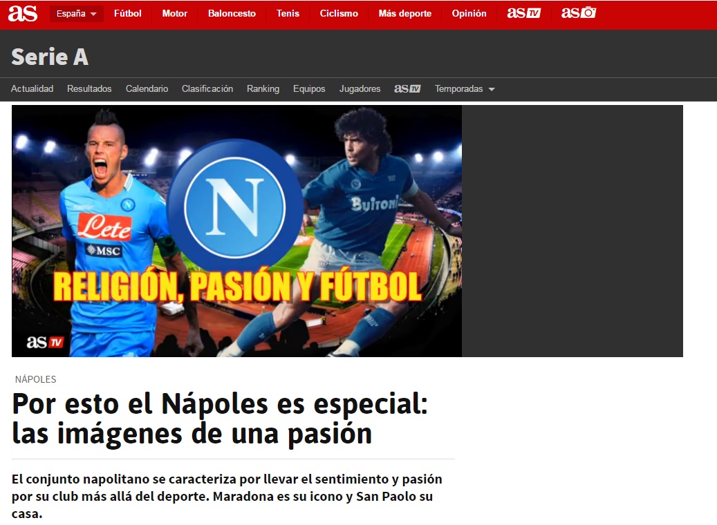 “Por esto el Nápoles es especial”: il video di As sul Napoli e il suo pubblico