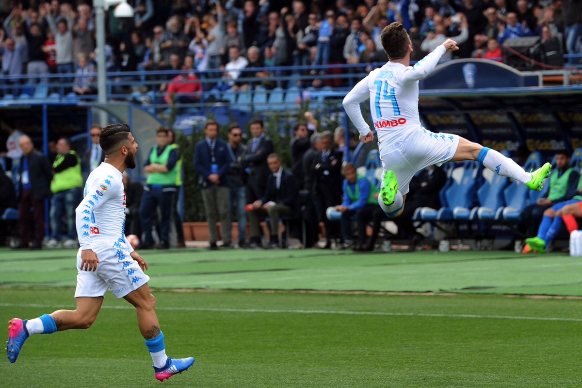 Il Napoli fa arrabbiare Sarri ma espugna Empoli (3-2 da 3-0). Subiti 50 gol in stagione
