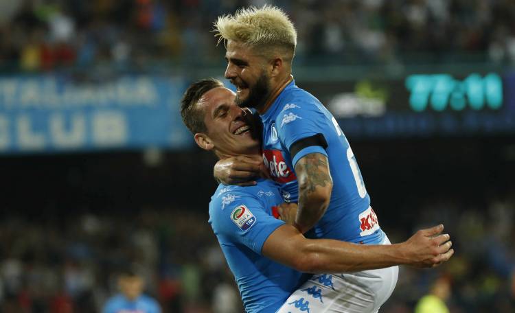 Contro il Crotone il Napoli di domani, con Insigne e Milik