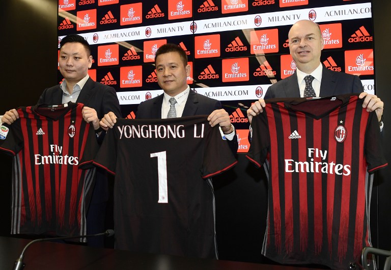 Repubblica: Milan Yonghong Li deve versare 16 milioni entro fine febbraio