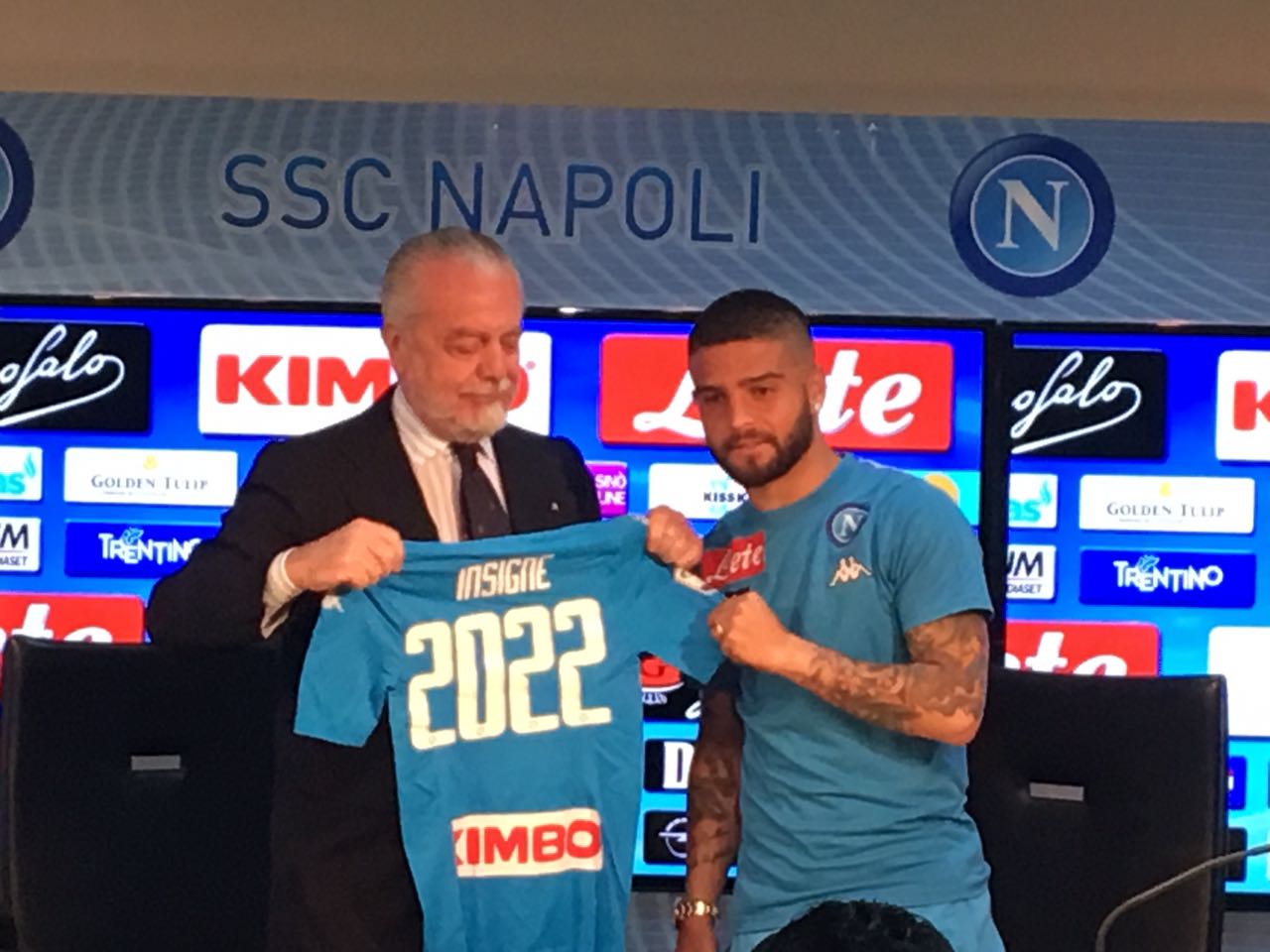 De Laurentiis: «Insigne una bandiera, vogliamo trattenere tutti a Napoli»