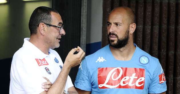 Sarri alla Rai: «Reina distratto? Voi conoscete il portiere, io l’uomo e questo rischio non esiste»   