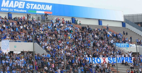 Sassuolo-Napoli, settore ospiti verso il tutto esaurito: venduti 3400 biglietti su 4mila Sassuolo-Napoli, settore ospiti verso il tutto esaurito: venduti 3400 biglietti su 4mila