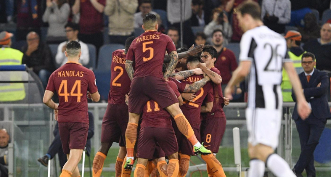 Roma-Juventus 3-1, giallorossi di nuovo secondi