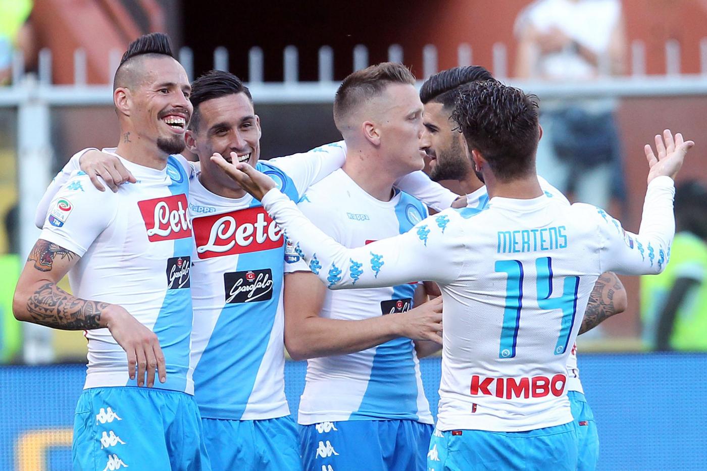 Napoli da record, i quattro moschettieri (Insigne, Mertens, Callejon, Hamsik) segnano 72 gol