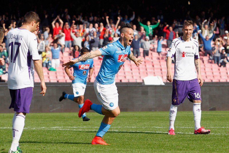 Napoli-Fiorentina, un passato grandi firme: Antognoni, Pecchia e Marek Hamsik