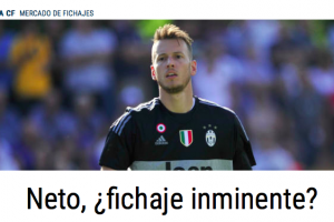 Neto al Valencia? Sarebbe una buona notizia, ma non è ufficiale item-thumbnail