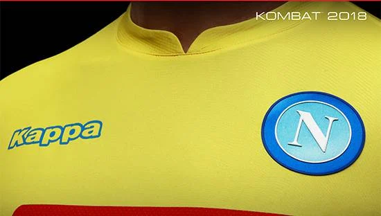 il second kit del Napoli