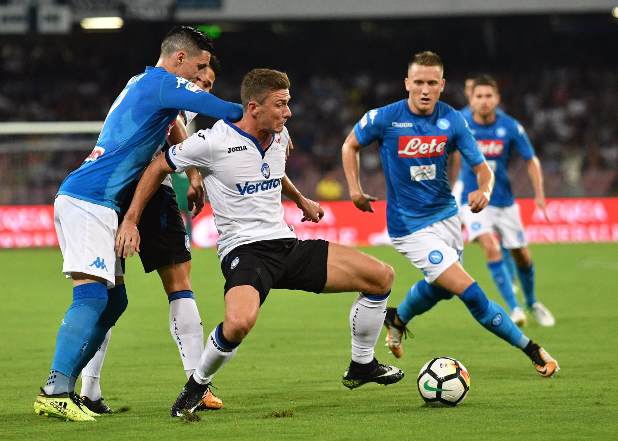 Napoli-Atalanta, il primo tempo: il replay dell’incubo, azzurri in sofferenza