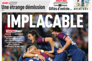 E Reina comparve sull’Equipe, nell’articolo di elogio del portiere del Psg Areola item-thumbnail