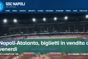 Napoli-Atalanta, i biglietti in vendita da venerdì: Curve a 12 euro item-thumbnail