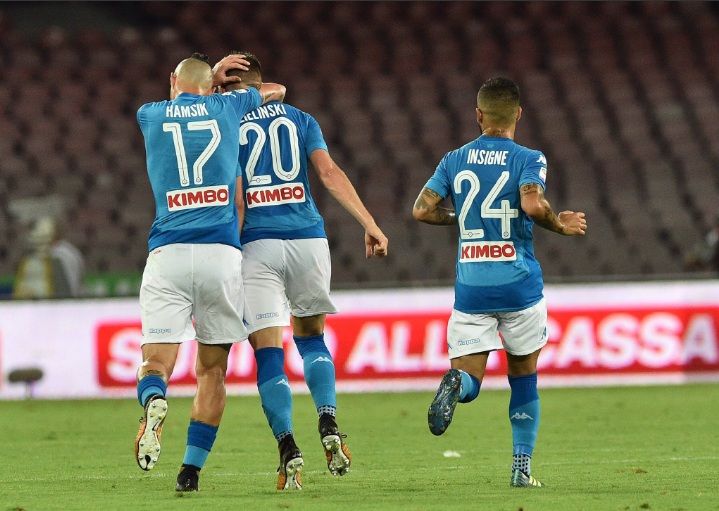 Napoli-Atalanta 3-1, rimonta da favola nella ripresa: olé Zielinski, Mertens e Rog