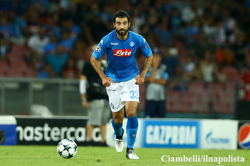 Napoli-Lazio: Albiol è in dubbio e Mertens stringerà i denti