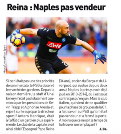 L’Equipe celebra Mbappé e scrive: «Il Napoli non vende Reina» L’Equipe celebra Mbappé e scrive: «Il Napoli non vende Reina»
