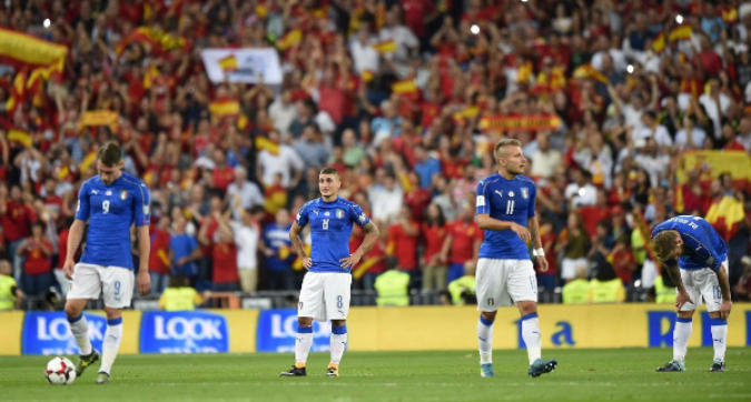 Italia da incubo, Isco e Morata fanno la festa: la Spagna vince 3-0