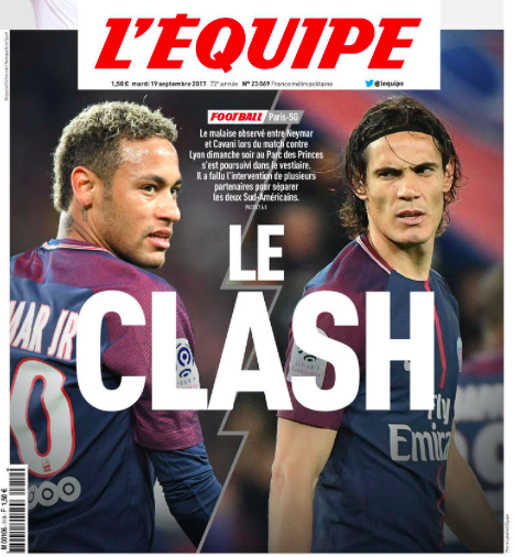 Lite Cavani-Neymar, sondaggio dell’Equipe: il 76% vuole che Cavani continui a tirare i rigori Lite Cavani-Neymar, sondaggio dell’Equipe: il 76% vuole che Cavani continui a tirare i rigori