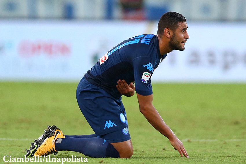 Un gol e un assist di Ghoulam salvano un brutto Napoli: Spal battuta 3-2