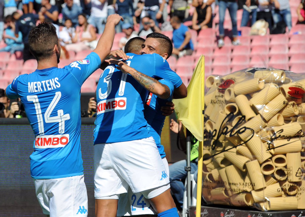 I record parziali del Napoli, in gol con otto marcatori diversi