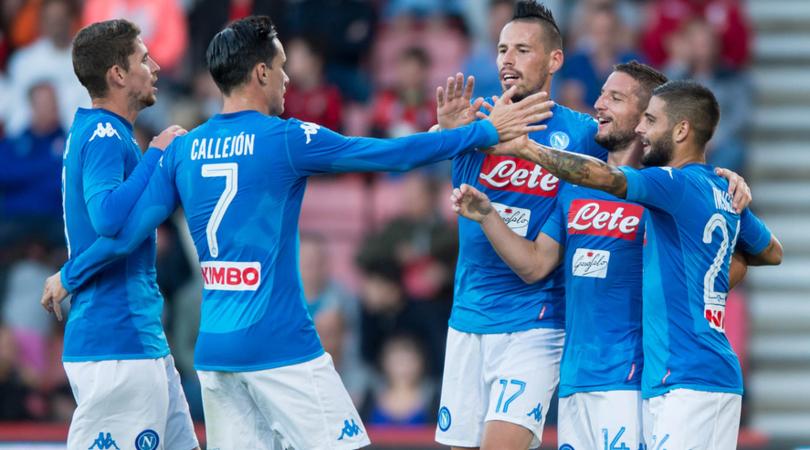 Napoli-Benevento 6-0, pagelle / The sound of assist. Allan prezioso, Mertens Cannibale