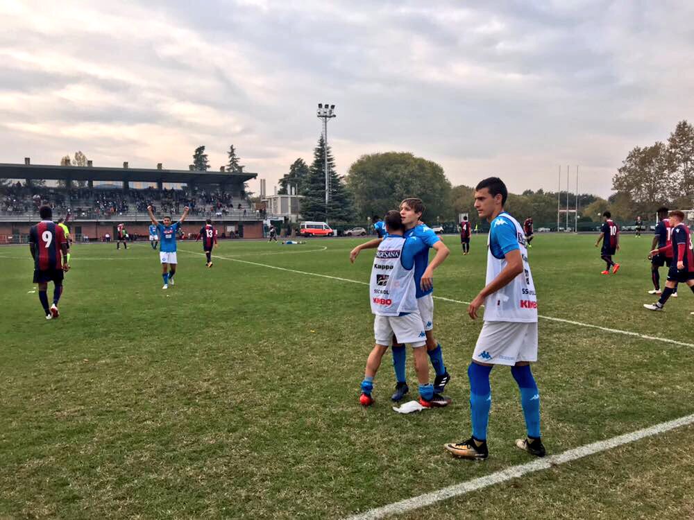 Primavera, Bologna-Napoli 1-2: Gaetano show, un gol e un assist che salvano gli azzurrini in dieci