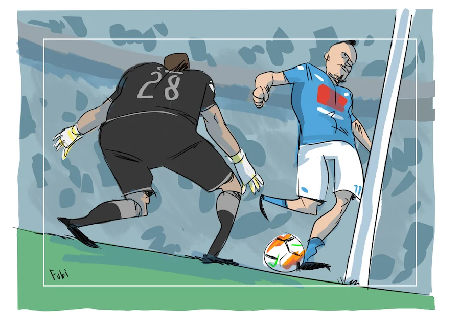 il gol di Hamsik