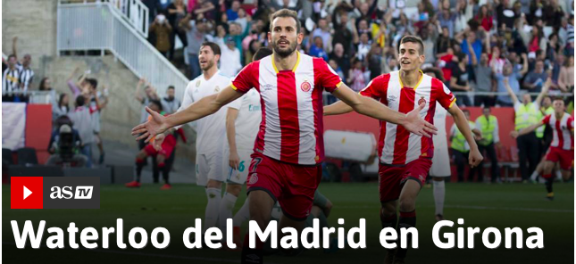 La Waterloo del Real Madrid che perde a Girona 2-1