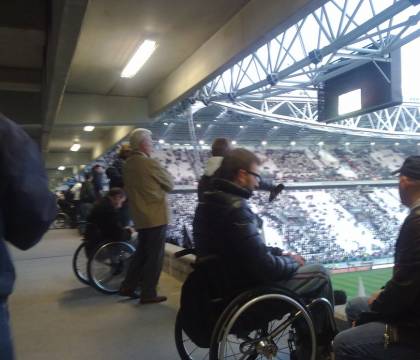 I disabili allo stadio