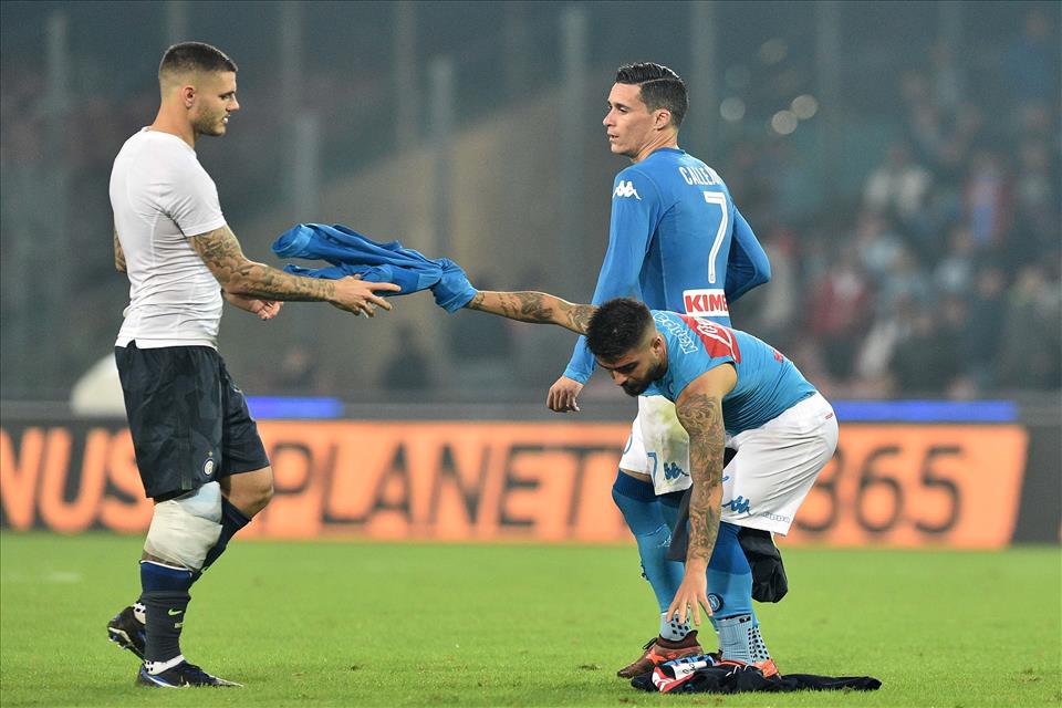 Scambio Insigne-Icardi, De Laurentiis: “No grazie”