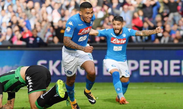 Napoli-Sassuolo 3-1, pagelle / Il Christianesimo napoletano tra pali, riduzioni al Var e gol da angolo