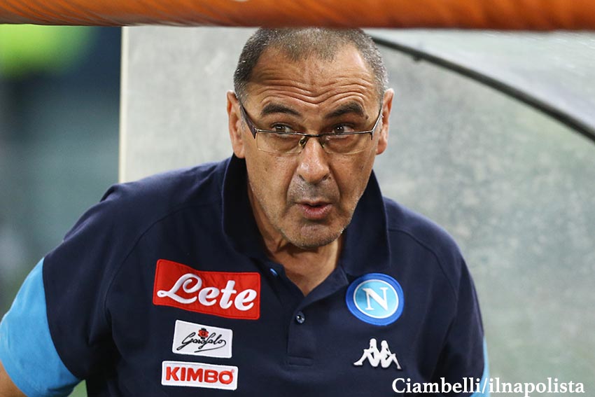 Sarri a Mediaset: «Non penso allo scudetto, ma al record di punti»