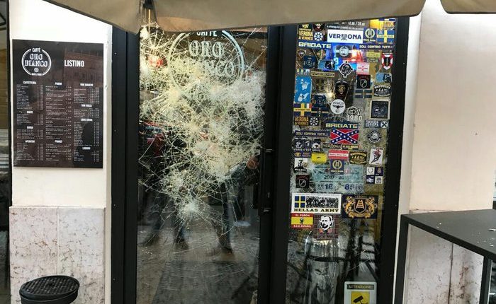 Verona, ultrà napoletani attaccano bar in centro (ritrovo dei tifosi Hellas)