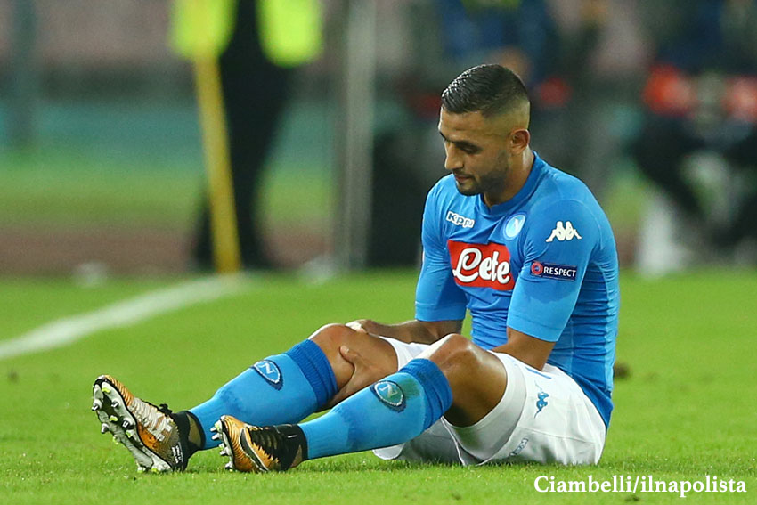 L’infortunio di Ghoulam è una botta tremenda: come cambia la stagione del Napoli