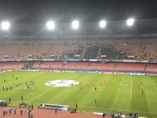 La desolazione del San Paolo vuoto per Napoli-Shakhtar