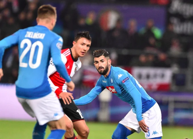 cronaca tifoso Feyenoord-Napoli
