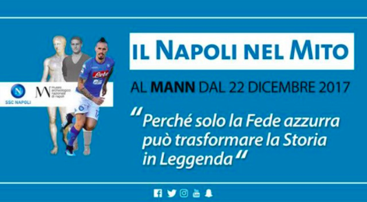 La mostra “Il Napoli nel mito” senza Maradona in copertina