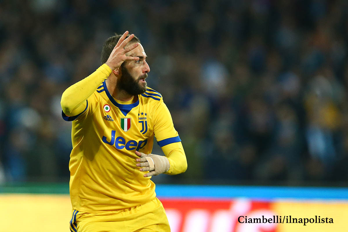 Juventus-Napoli 2-1, la sentenza di Higuain dopo Bonucci e Callejon