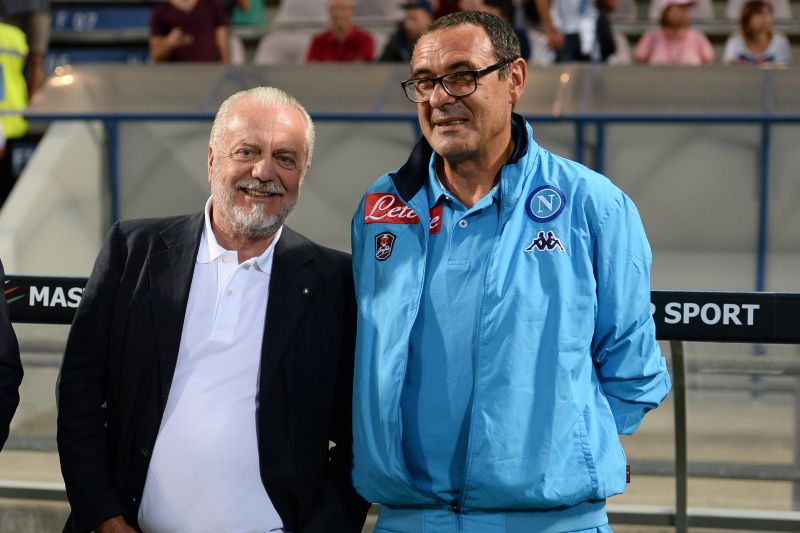 De Laurentiis: «Sarri pensava solo a sé stesso, voleva costruirsi una pensione d’oro»