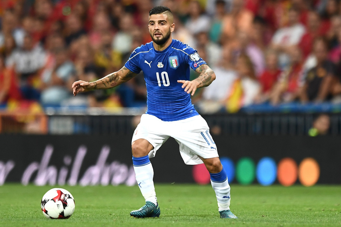 Insigne indosserà la maglia numero 10 dell’Italia contro Argentina e Inghilterra